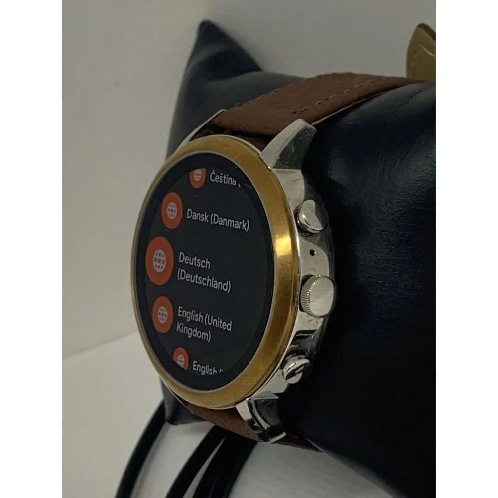 Fossil Gen 4 Authentic Digital Dial Smart Watch Custom Band FTW6016 QT485